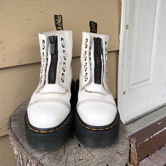 White Sinclair Dr. Martens - Picture 2 of 4